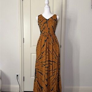 Young Fabulous & Broke Sleeveless Tie Dye Maxi Dress